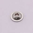  100 Sets  M3-0 5 X 12mm Flanged Washer Button Head X 12mm  Silver 