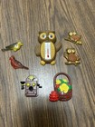 Vintage Arjon Owl Refrigerator Magnet Thermometer   6 Other Vintage Magnets