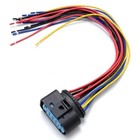 Mdeoosky 14-pin Headlight Connector Pigtail Plug  Replacement For Ford Focus