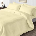 Us Sizes Egyptian Cotton 1000 Tc Or 1200 Tc Ivory Stripes Select Bedding Item