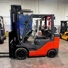 2020 Toyota 8fgcu30 6000lb Used Forklift Lp Gas Triple Mast Sideshift 3768 Hours