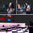 Acoustic Foam Panels Wedges 24 Pack Acoustic Panels 1 X 12 X 12inch Studio6250