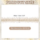 Braided Lace Trim  10 Yards 0 6 Inch Wide Sewing Edging Trim  Apricot