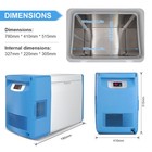 -40     To -123     Ultra Low Temperature Freezer Samples Storage Adjustable Temp