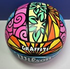 Wilson Graffiti Beach Volleyball Wth4634 Official Size   Weight Recreational