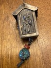 Antique Silver Asian Miniature Shrine