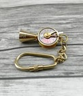  Brass Titanic Engine Telegraph Nautical Keyring Antique Ship Vintage Gift Mini