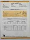 1963 International Harvester School Bus Chassis 193-re Brochure Specifications
