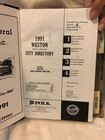 Vintage 1991 Weston  Wv  City   Rural Directories  R l  Polk   Co   Excellent 
