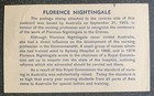 Australia 1955 Nursing Maximum Card seven Seas Advertising Card