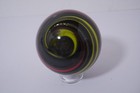 A Wonderful New Handmade Corkscrew Art Glass Marble - 40 Mm   1-5 8  Dia 
