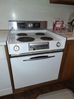 Vintage Rare 1960   s General Electric Stove   Hood automatic Cleaning Oven works 