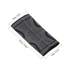 Knee Compression Sleeve  2 Pack Nylon Knee Braces Leg Sleeve Black  Small