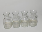  4  Smirnoff Silver Private Reserve Vodka 4 Oz Decanter Carafe Liquor Barware
