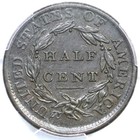1809 6 C-5 R-1 Pcgs Au Details Classic Head Half Cent Coin 1 2c