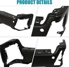 Steel Black Left Rear Bumper For 2023-2025 Ford F250 F350 F450 With Radar Holes