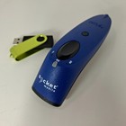 Socket Mobile S740 2d 1d Bluetooth Barcode Scanner     Refurbished     Blue     Tested