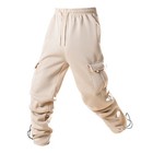 Men   s Loose Jogger Pants Casual Multi-pocket Drawstring Straight Sweatpants