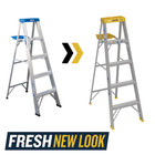 Werner 360 5-ft   9-ft Reach Height   Load Capacity Step Ladder 762382 