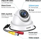 Zosi 1080p Hybrid 4-in1 Waterproof Cctv Outdoor Home Security Camera Day Night