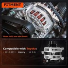 Alternator For 2010-2011 Toyota Camry Le Se Xle Base Seda 2 5l 11516 1042102650
