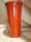 Starbucks Reserve Red Ombre Stainless Steel Cold Cup 16 Oz Tumbler Ribbed Rare