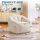 Bean Bag Chair For Adults  Bean Bag Couch With Memory Foam   Big Lounger Chair