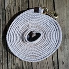 Cotton Lunge Line  25ft  9in  With Heavy Snap - Durable   Comfortable Grip