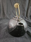 Antique Cast Iron Teapot Kettle - Wood Stove Humidifier Swivel Lid Rustic Decor 