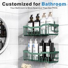 Shower Caddy 2 Pack adhesive Shower Organizer For Bathroom Storage home Decor   