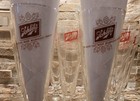 12 - Vintage Tall Schlitz Beer Glasses - Milwaukee Pilsner Bar Pub -