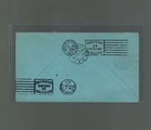 Us First Flight Cover Cheyenne Wyoming Sent To Malmo Sweden Via London Gb 1927