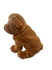 Fao Schwarz Shar Pei Jumbo Puppy Dog Huge Plush Stuffed Animal Toy Wrinkles Used