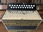 Vintage Hohner Model 2815  g-c  2-row 8-bass 21-treble Button Diatonic Accordion