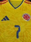 Colombia 25 26 Home Player Version Slim Fit Luis D  az Soccer Jersey