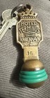 Hotel Terminus K  benhavn Copenhagen Denmark Chunky Brass Hotel Room Key  16 Fob