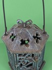 Vintage Pagoda Butterfly Garden Lantern Japanese Garden Cast Iron Fairy