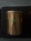 Vintage Copper Kitchen Canister Set Flour Sugar Coffee Tea Rustic Farmhouse