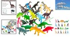 Vibrant 82-piece Mini Dinosaur Figures For Birthday Parties   Classroom Prizes