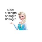Edible Frozen Elsa Cake  Image Party Decoration Uncut