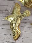 Vintage Flying Brass Birds Wall D  cor Home Interiors Mcm Retro Set Of 3