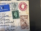 Gb Kgv Kgvi Registered Cover Air Mail 2 6 Seahorse Shanghai China 4d   1 2d