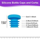 5 Pcs Silicone Wine Bottle Stoppers    bottle Stopper  Wine Bottle Cork