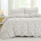 Floral Duvet Cover Size 100  Cotton Green Floral Duvet Cover Set Queen Garden