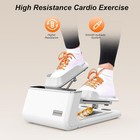 New Mini Exercise Stair Stepper W  Resistance Bands For Home Workout Led Display