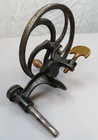 Antique Cast Iron Table Mount Bobbin Winder Clamp Yarn Thread Decor Rustic Works