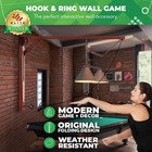 Swooc Games - Hideaway Hook And Ring Game On A String - Weather Resistant   E   