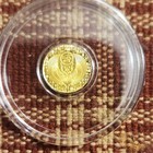 1 200th Of An Ounce Egyptian Gold Coin With Protective Case