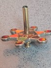 Vintage Yossi Steinberg Israeli Judaica Spinning Sevivon Hanukkah Dreidel Enamel