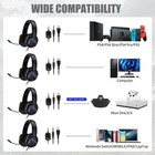 Gaming Headset With Mic Compatible With Ps4  Xbox One  Pc Stereo Sound Headphone